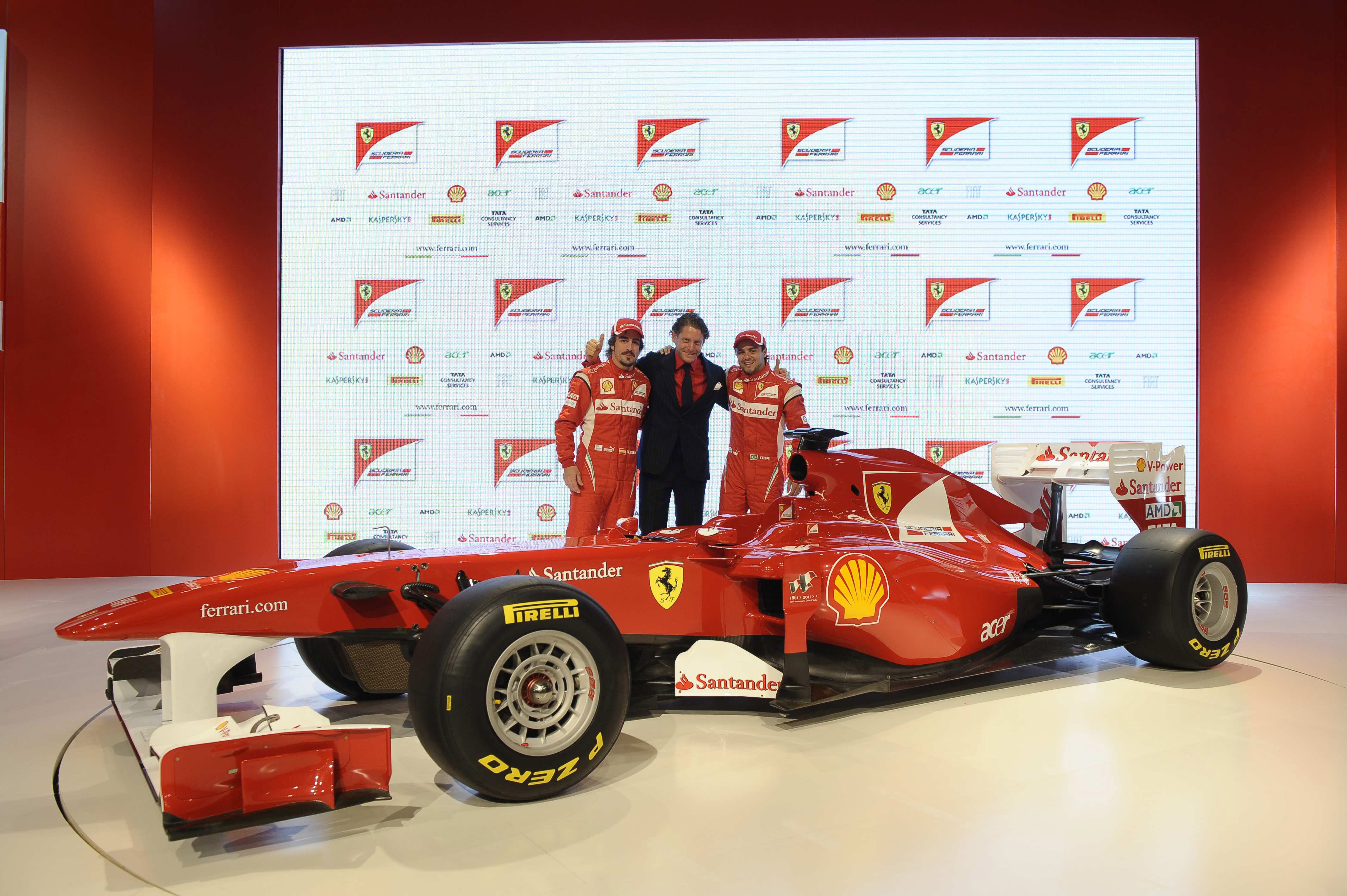 Sneeuw verhindert presentatie nieuwe Ferrari