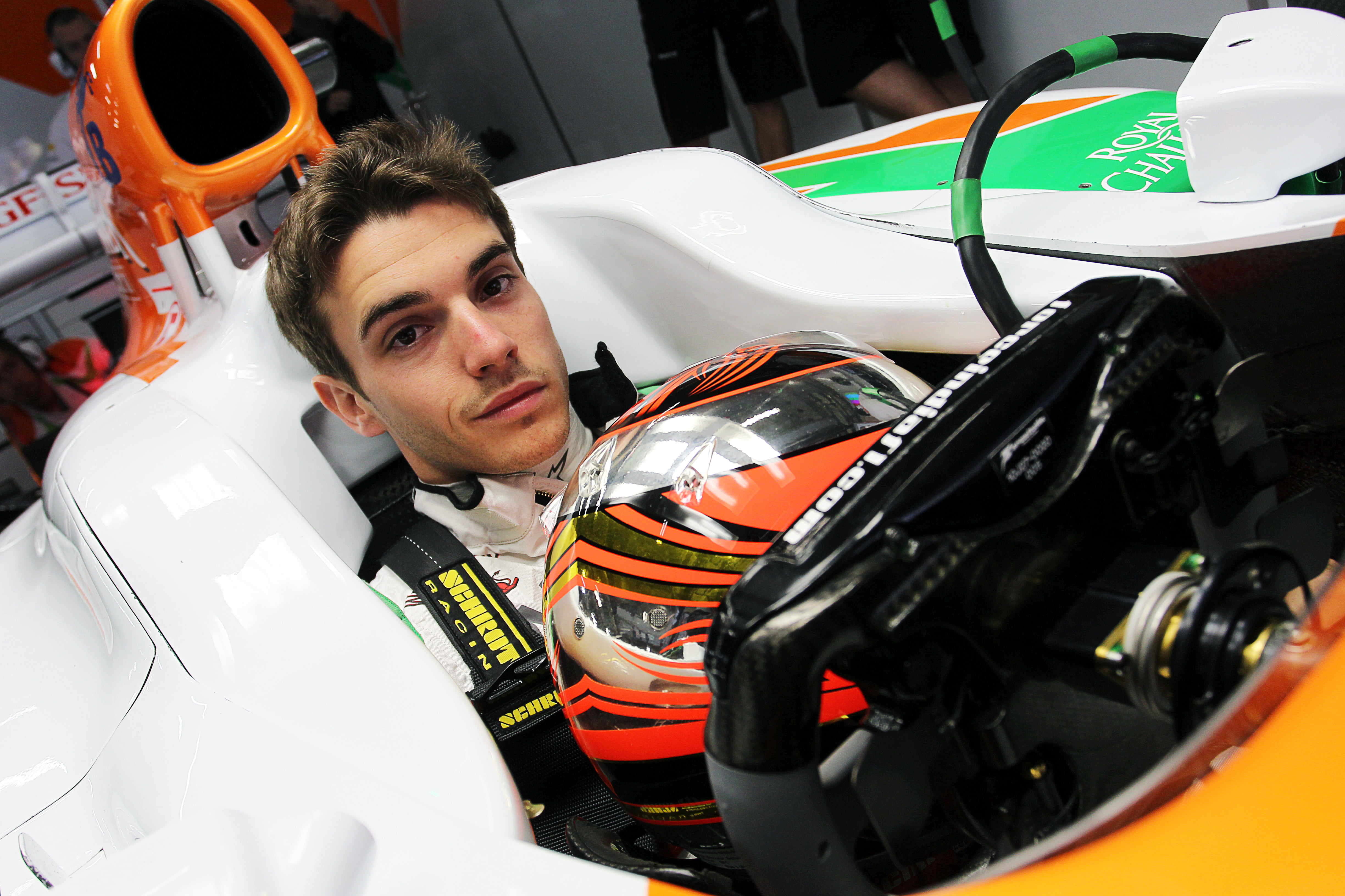 Bianchi test voor Force India in Mugello