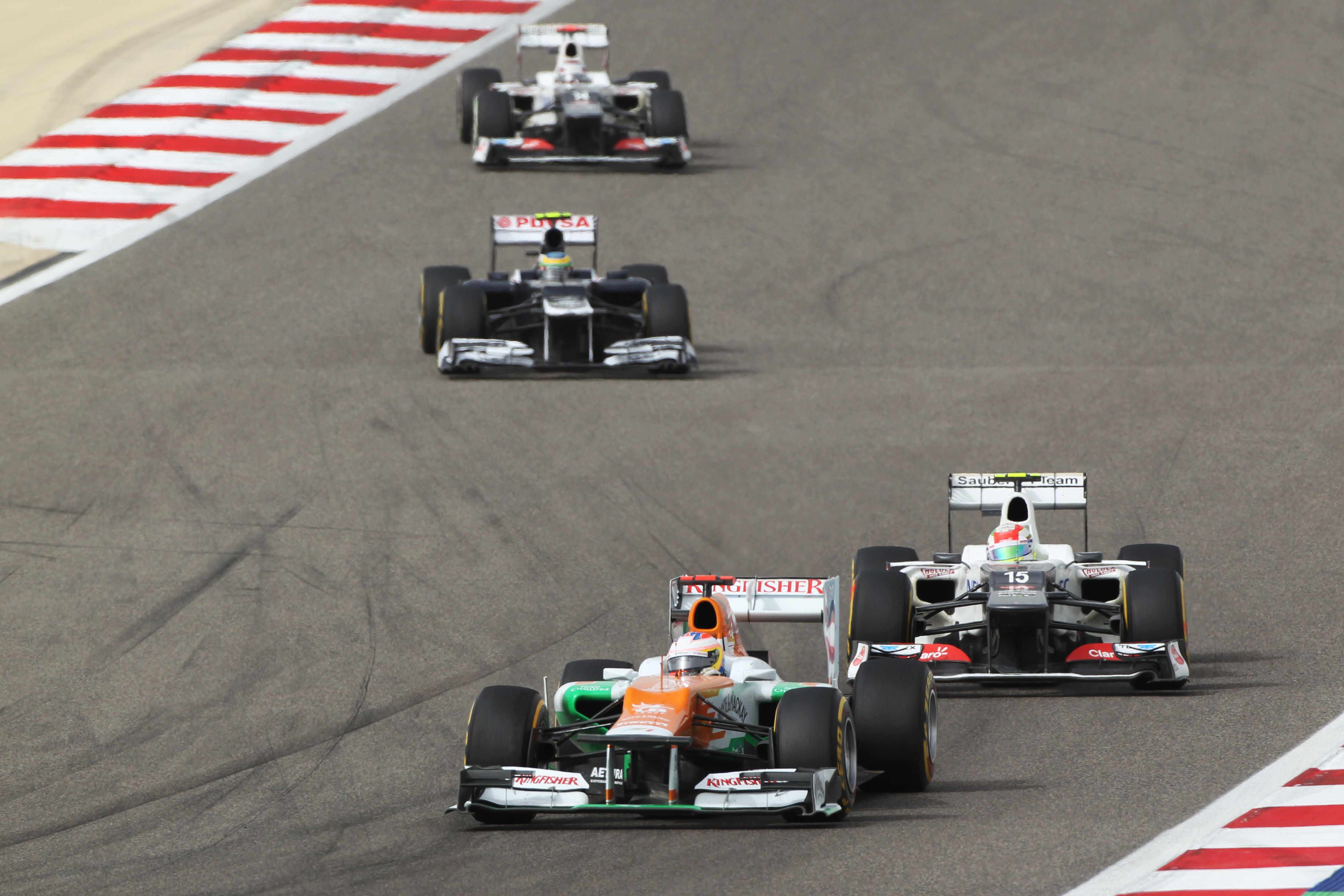 Force India opent jacht op Sauber en Williams