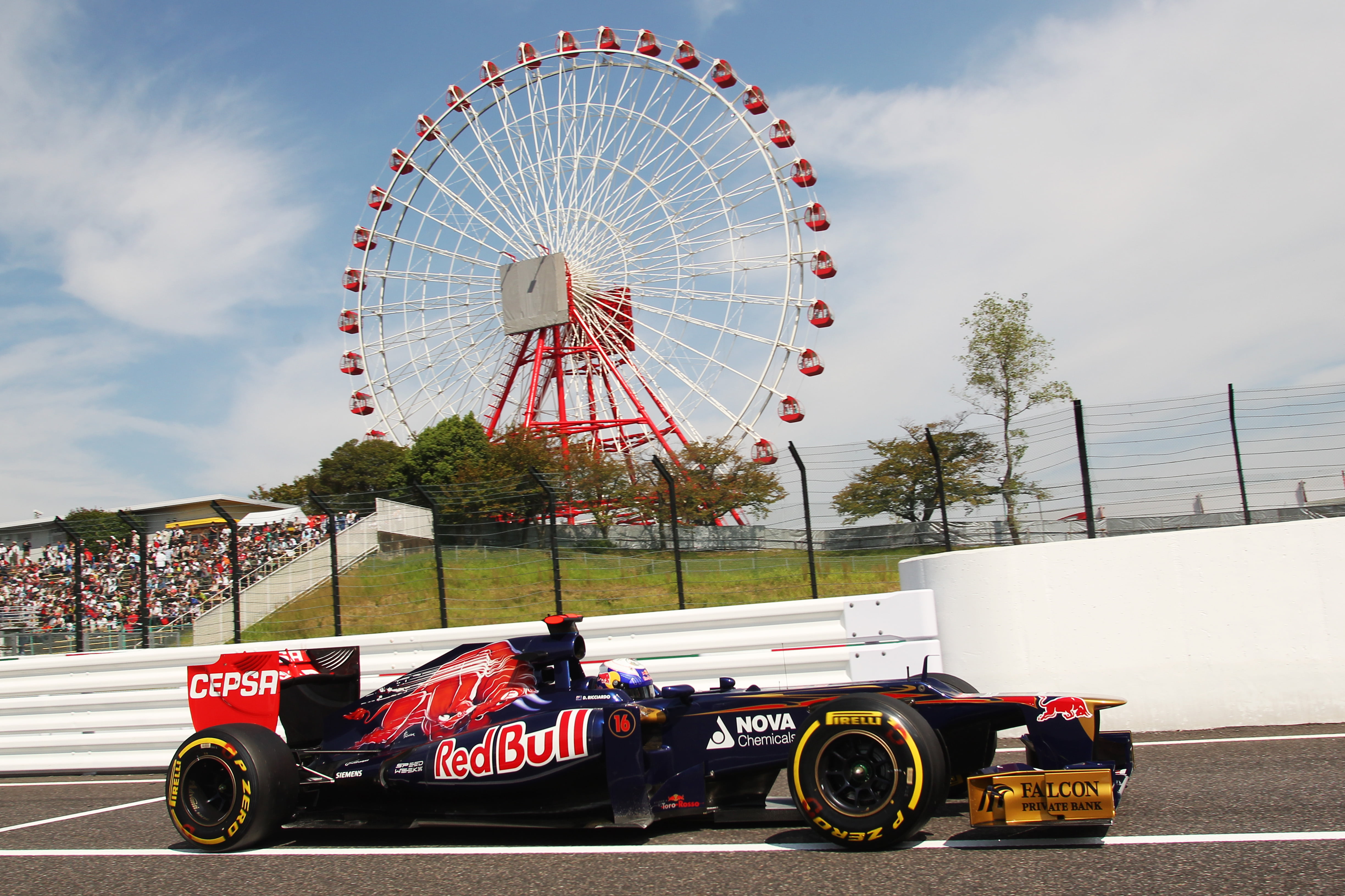 Ricciardo wint Toro Rosso-duel