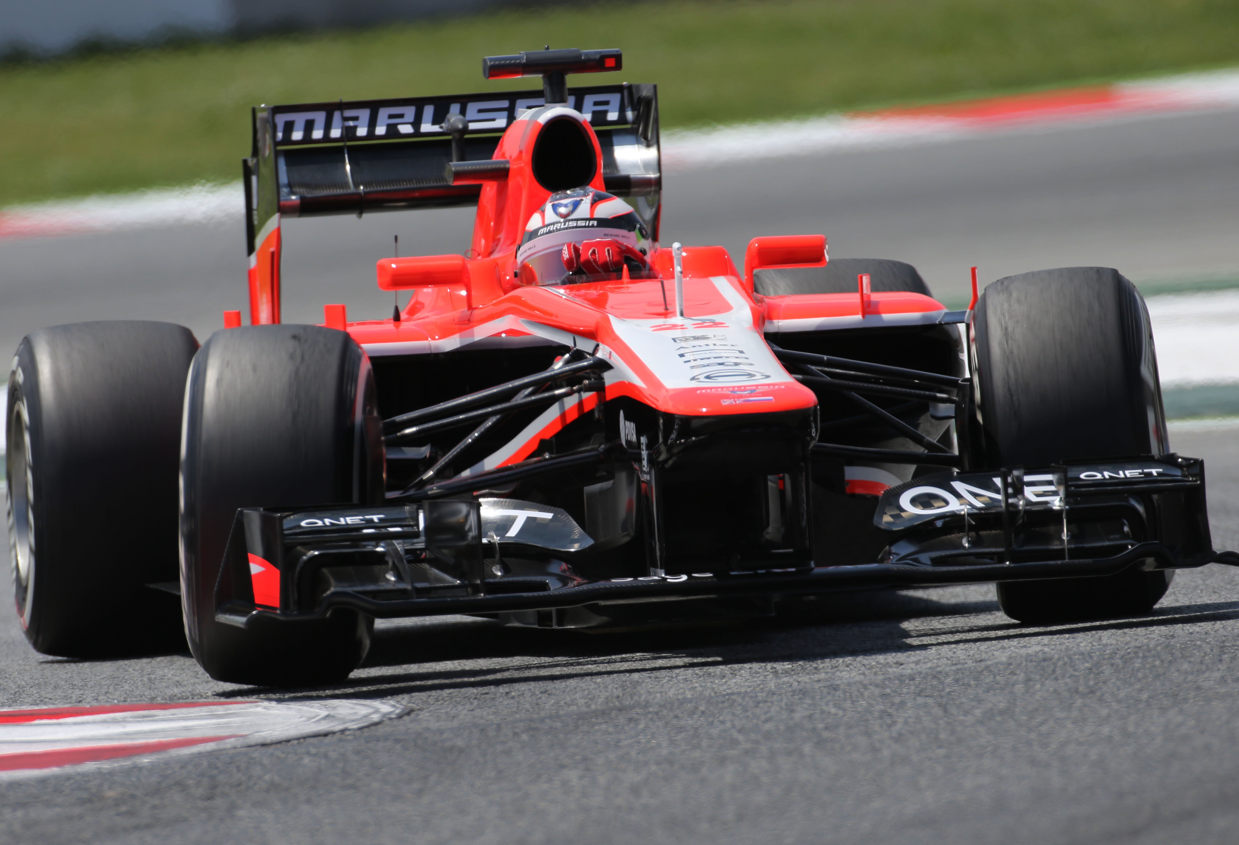 Marussia heeft veel problemen met balans