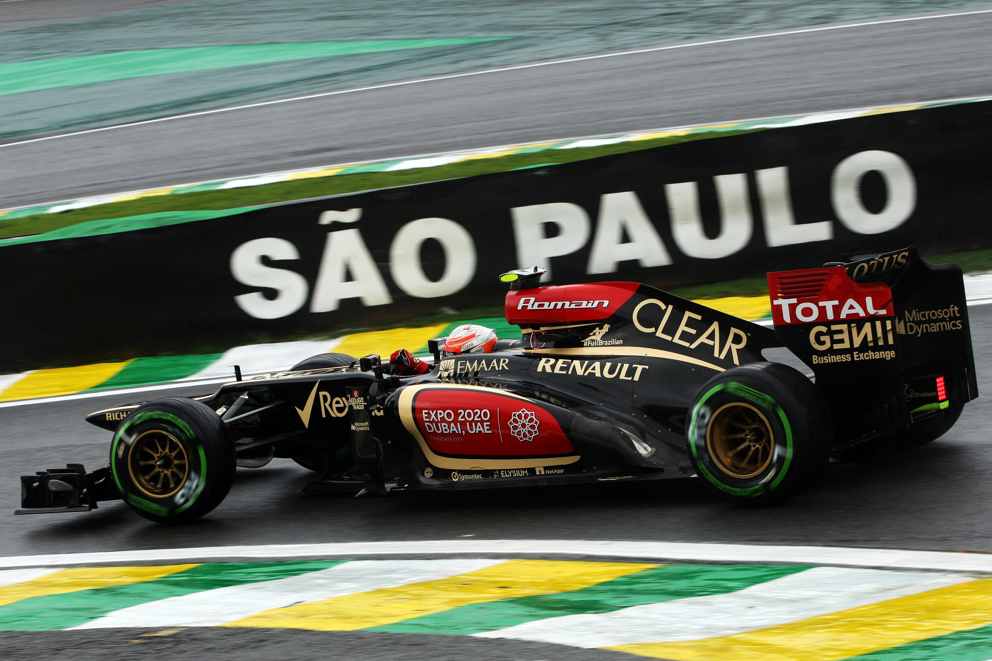 Grosjean ziet kans op pole in het water vallen