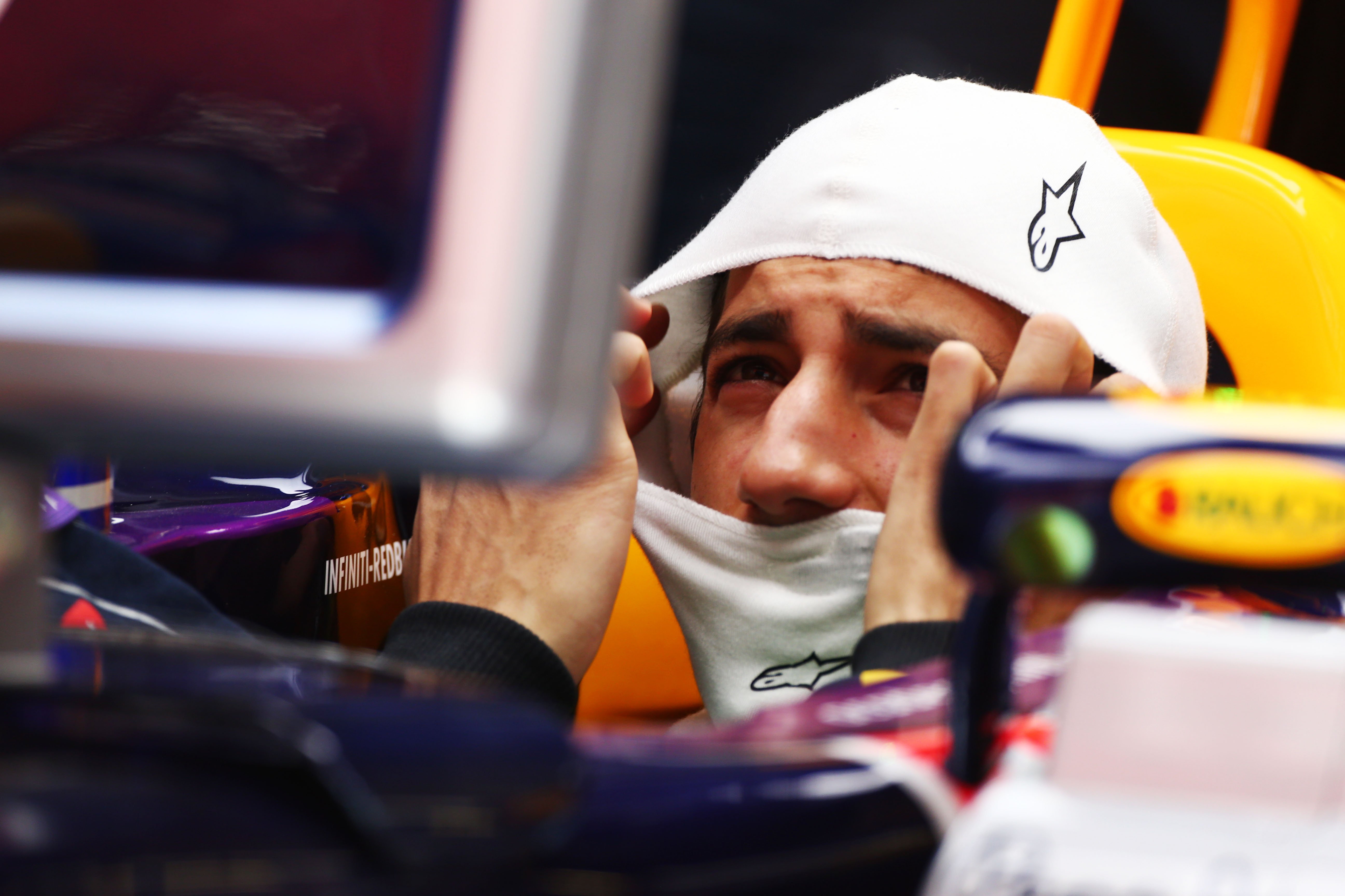 Moeizame dag voor Ricciardo