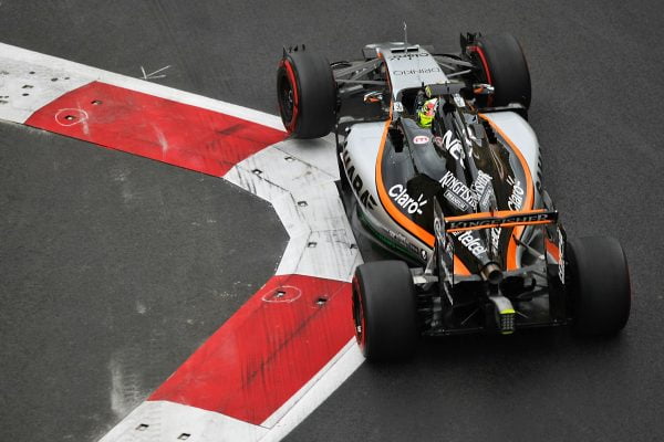 Formula One World Championship 2016, Round 8, European Grand Prix, Baku, Azerbaijan, Friday 17 June 2016 - Sergio Perez (MEX) Sahara Force India F1 VJM09.