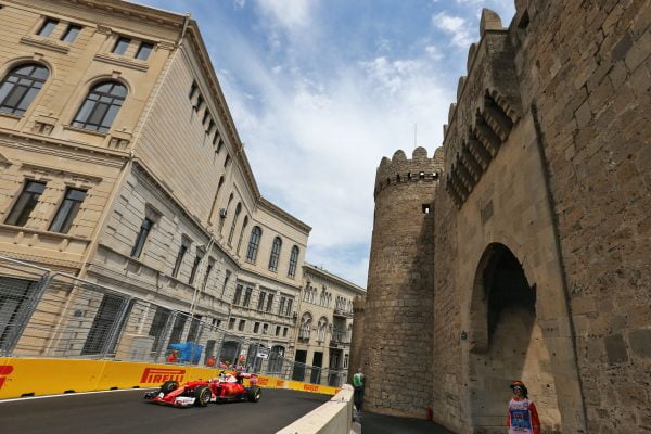 Formula One World Championship 2016, Round 8, European Grand Prix, Baku, Azerbaijan, Friday 17 June 2016 - Kimi Raikkonen (FIN) Ferrari SF16-H.