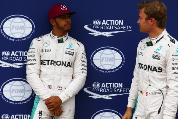 Formula One World Championship 2016, Round 7, Canadian Grand Prix, Montreal, Canada, Saturday 11 June 2016 - Pole for Lewis Hamilton (GBR) Mercedes AMG F1 W07 , 2nd for Nico Rosberg (GER) Mercedes AMG Petronas .