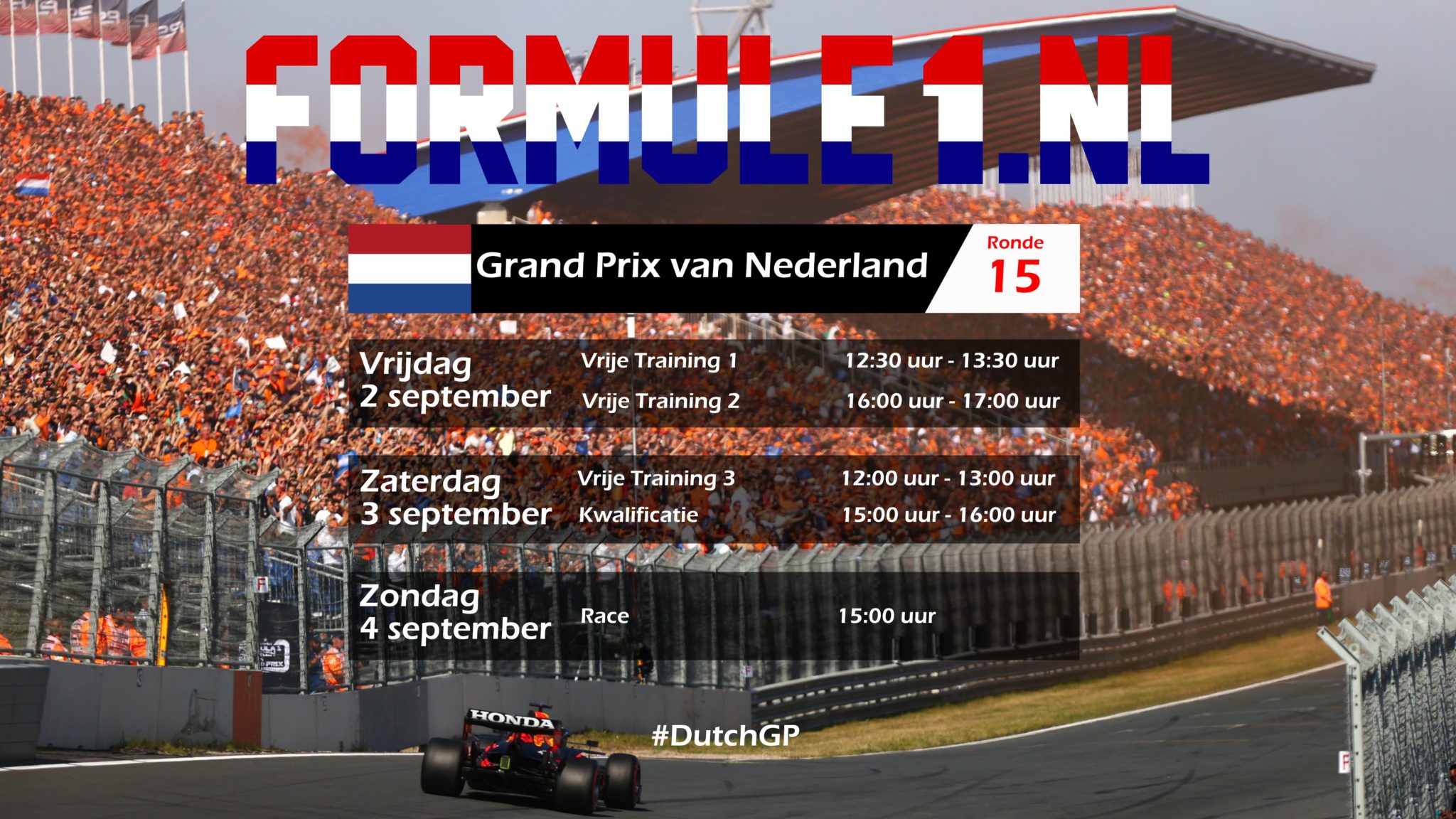 Tijdschema GP Nederland: Afwijkende Starttijden Voor Race Op Zandvoort