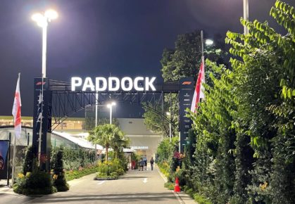 Ingang paddock Singapore