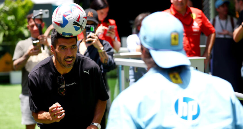 Luis Suarez en Carlos Sainz