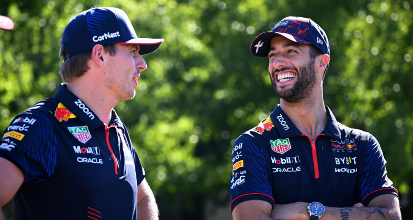 Ricciardo lovende woorden over Verstappen