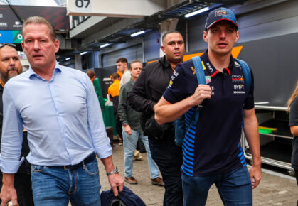 Jos en Max Verstappen