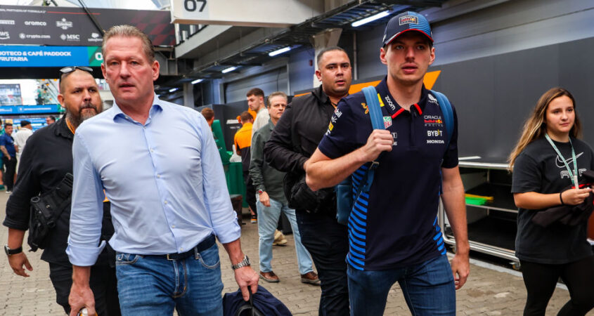 Jos en Max Verstappen