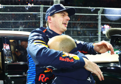 feest team red bull max verstappen kampioen