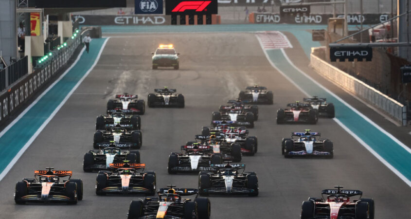 Overzicht van rookies VT1 Abu Dhabi